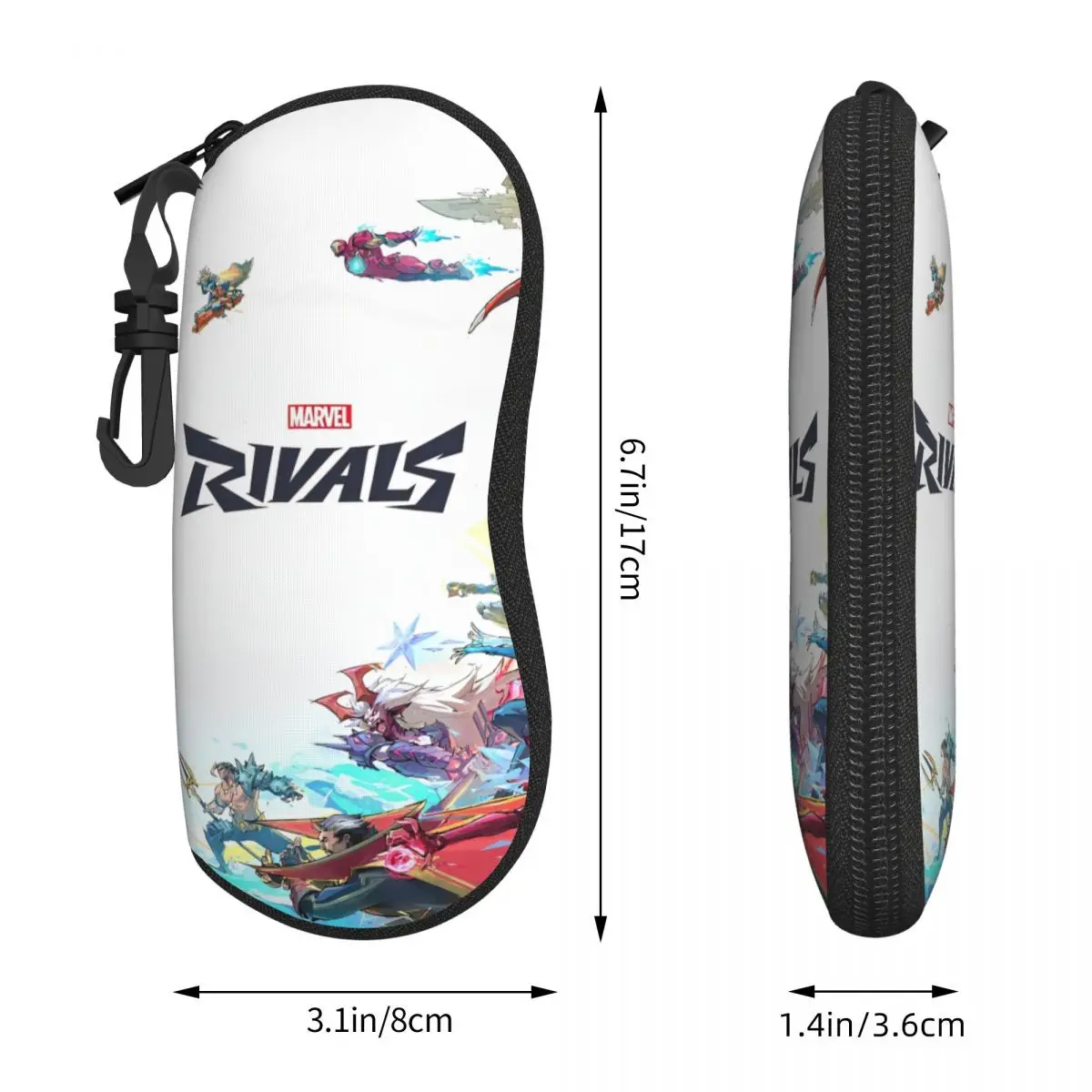 Marvel-Rivals PVP Video Game Glasses Case Portable Characters Cool Glasses Box Ultra Sunglasses Box