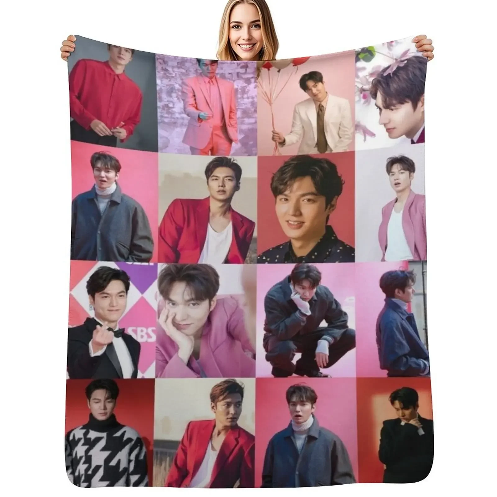 

lee min ho Throw Blanket Warm Sofas Multi-Purpose Blankets For Bed Blanket