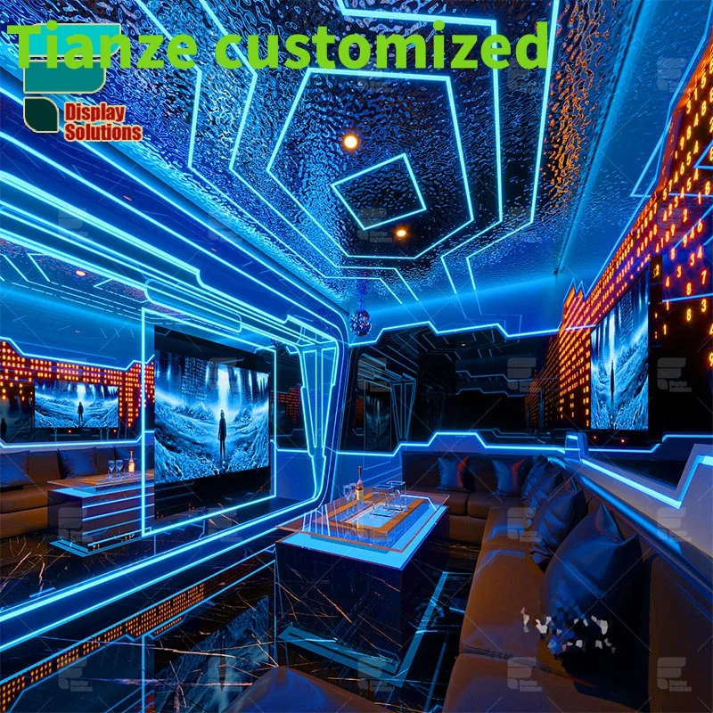 {customized}Modern Marble Design Top Portable Night Club Furniture Led Bistro bar furniture