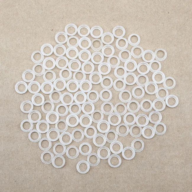 30pcs for Ford Chevrolet Fuel Injector Plastic Washer Spacer Seal Pintle Cap OEM 9202100 10.8*6.6*3.6mm VD-PS-31014
