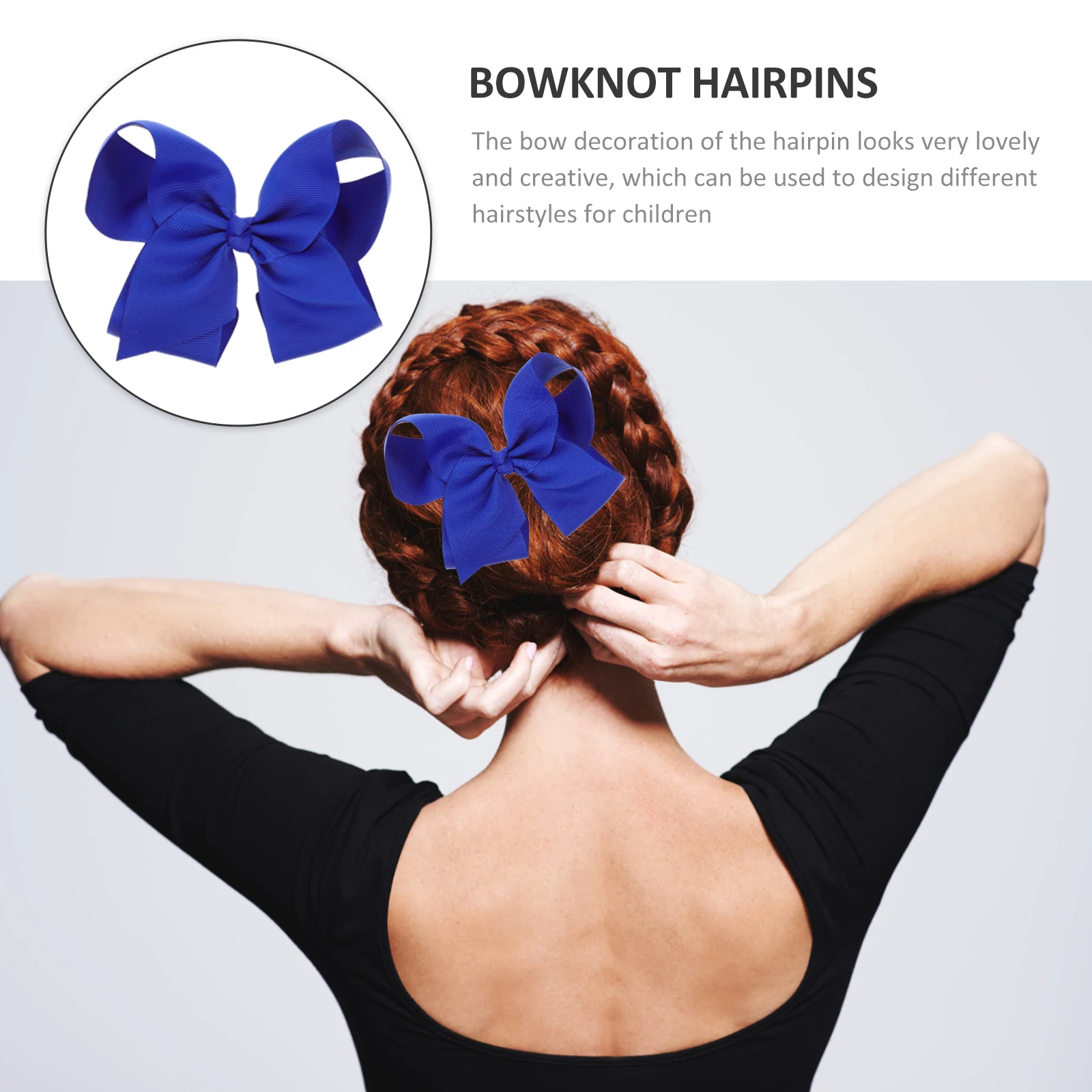

3Pcs Kids Hair Bow Clips Bowknot Hairpins Hair Accessories for Birthday Party Photos Bows for Girls