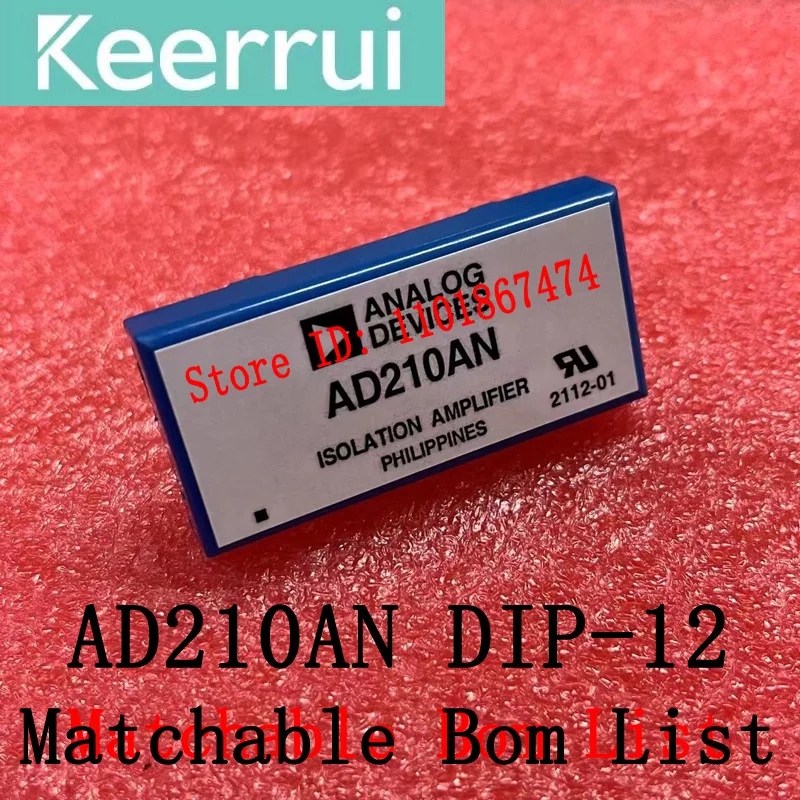 

1PCS/LOT New Original AD210AN DIP12 AD210BN AD210AJN AD210KN PDIP-12 Inline DIP Module Isolation Amplifier Matchable BOM List