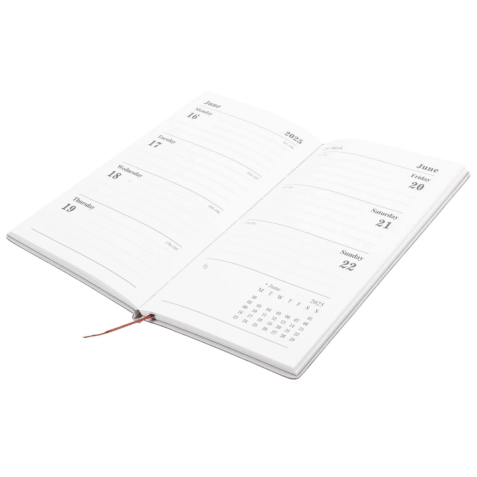 Agenda Book Time Management Notebook Daily Use Household Calendar Planner Paper Office Accessory Dating