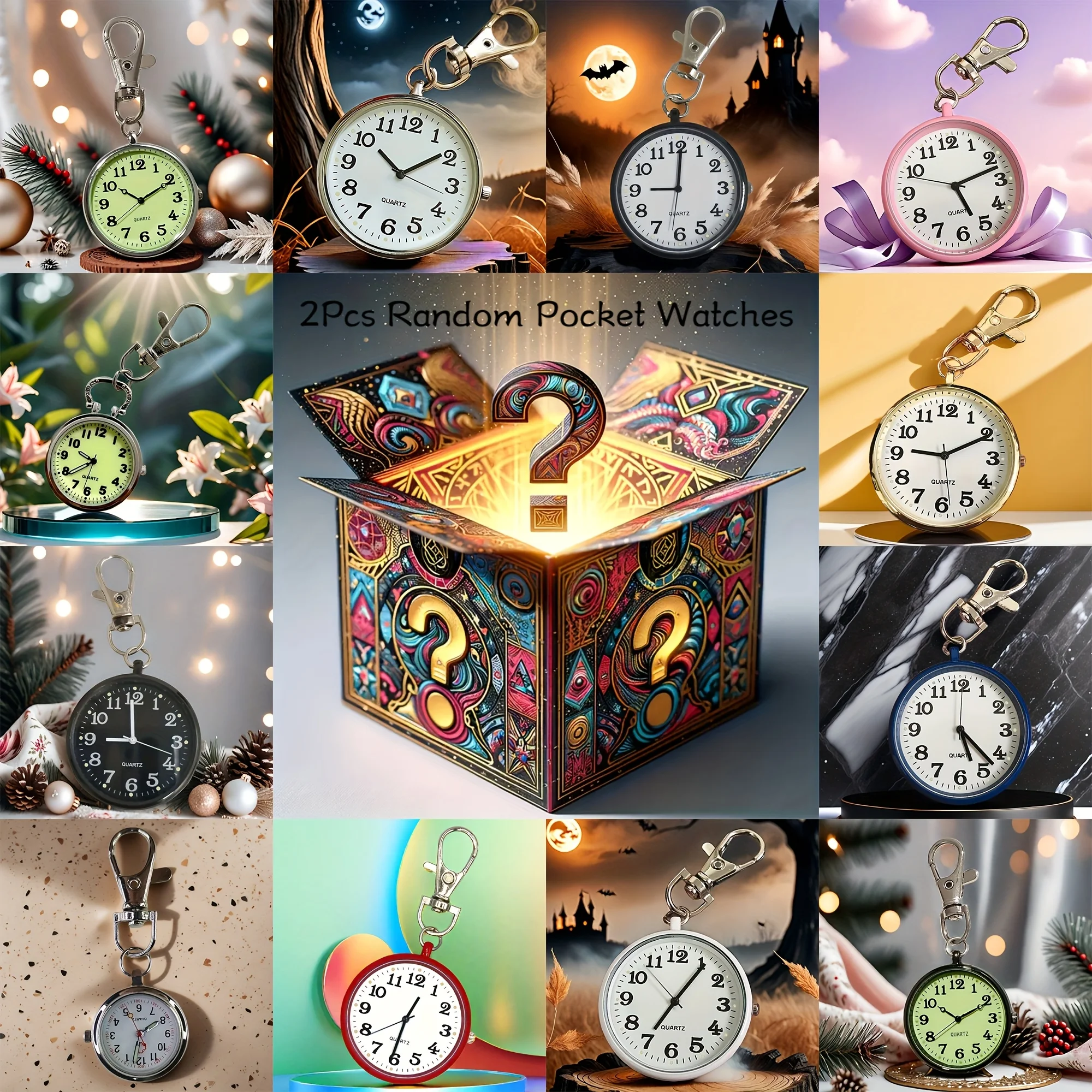 relogio-de-bolso-para-casal-caixa-misteriosa-surpresa-chaveiro-2-pecas-aleatorias-presente-perfeito-para-familia-e-amigos