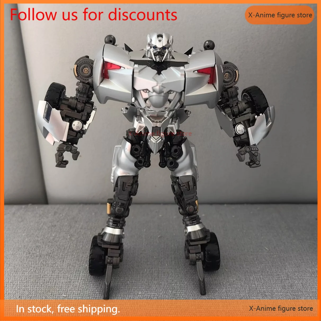 Figurine d'action transformable en alliage, modèle Autobot G1 Sideswipe Assassin Crossfire LS08, version reédition, version agrandie, cadeau pour garçon