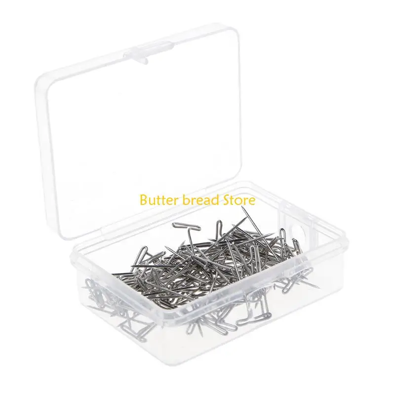 W89C 100 шт. Для T -контактов иглы для парика на пене для стиля головы для головы шить волосы SA