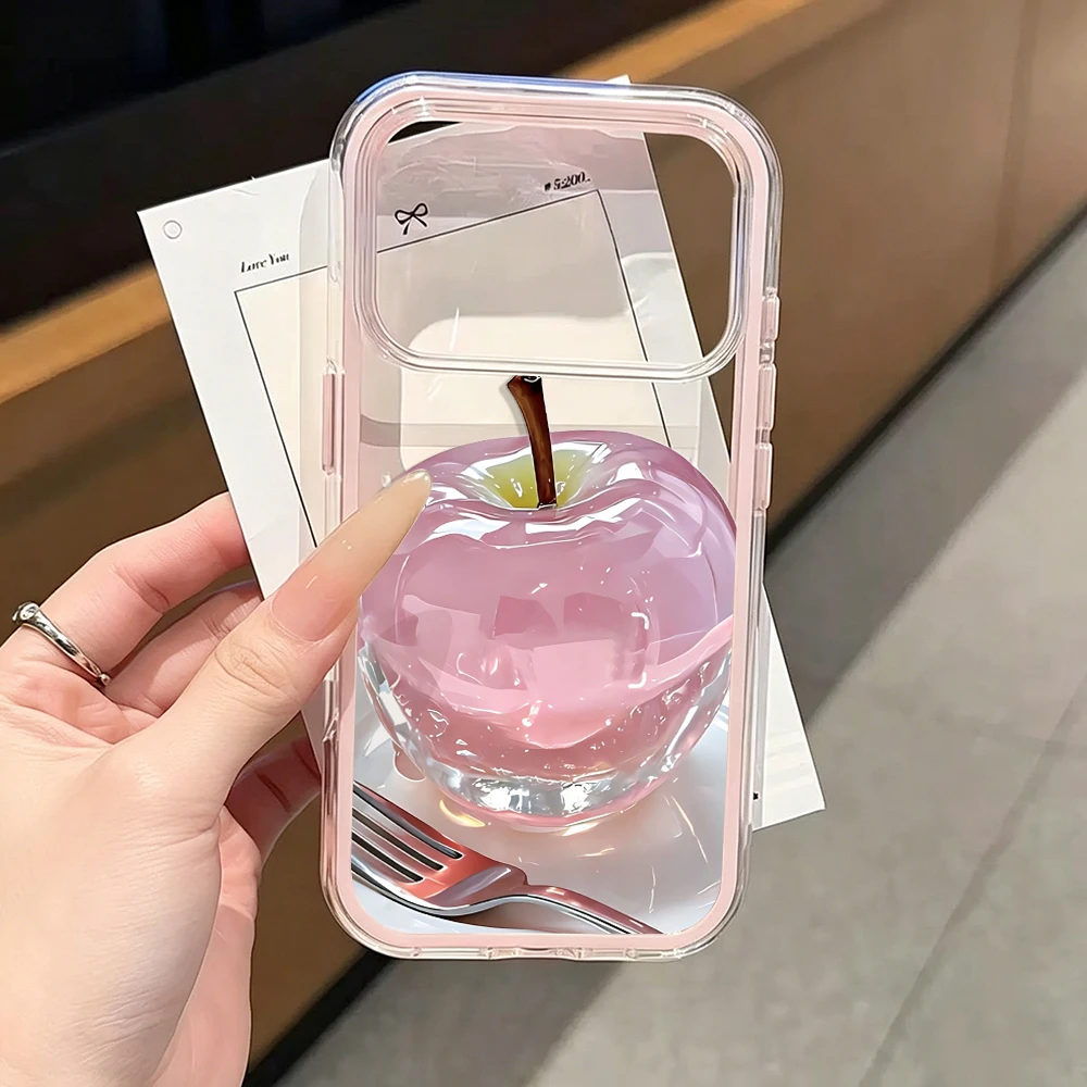 Delicious Apple INS Phone Case For Samsung Galaxy S26 Ultra S25 S24 edge s22 s23 Plus FE A57 A54 A55 A35 A16 A36 A37 5G Cover
