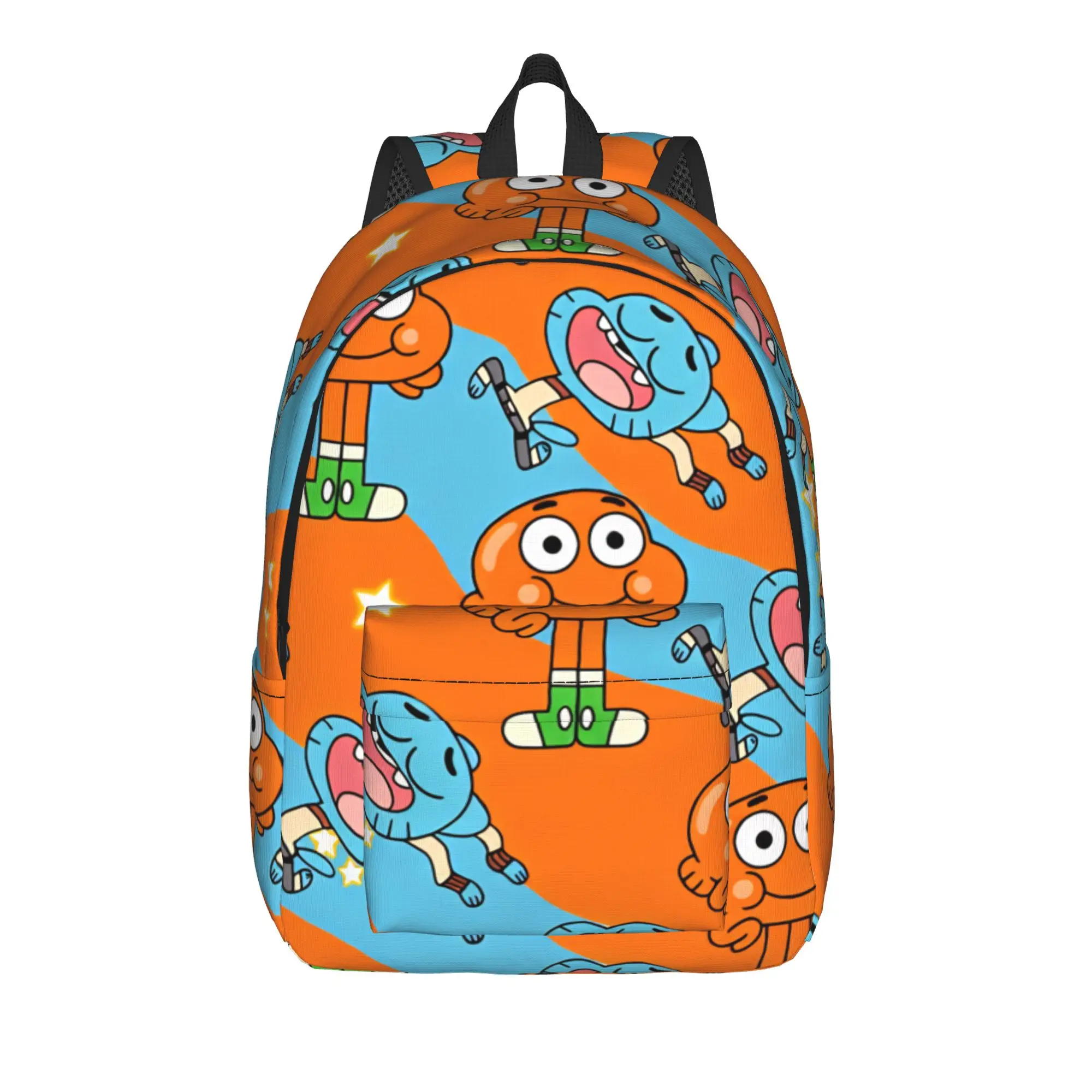 The Amazing World Of Gumball Darwin Swirl Backpack  Travel Backpacks Boy Girl Designer Durable School Bags Casual Rucksack