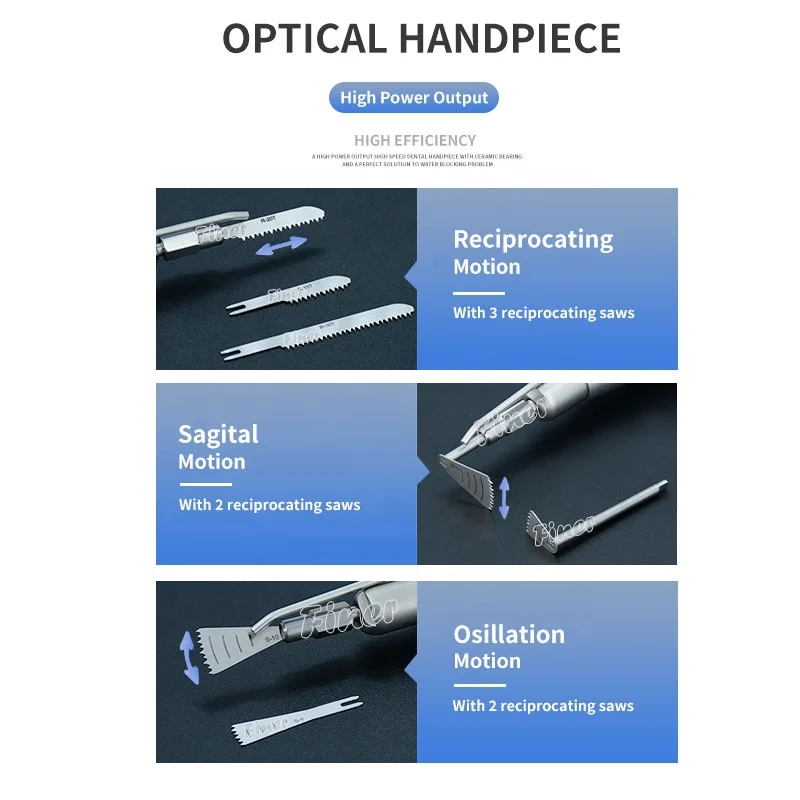 De ntal surgical micro saw De ntal im plant reciprocating saw blade handpiece