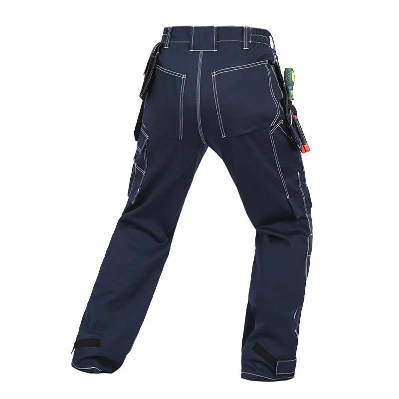 Nieuwe Overall Uniformkleding Heren Carperner 100% Katoenen Duurzame Multi-Pockets Werkbroek Met Eva Kniebeschermers Werkbroek Werkkleding