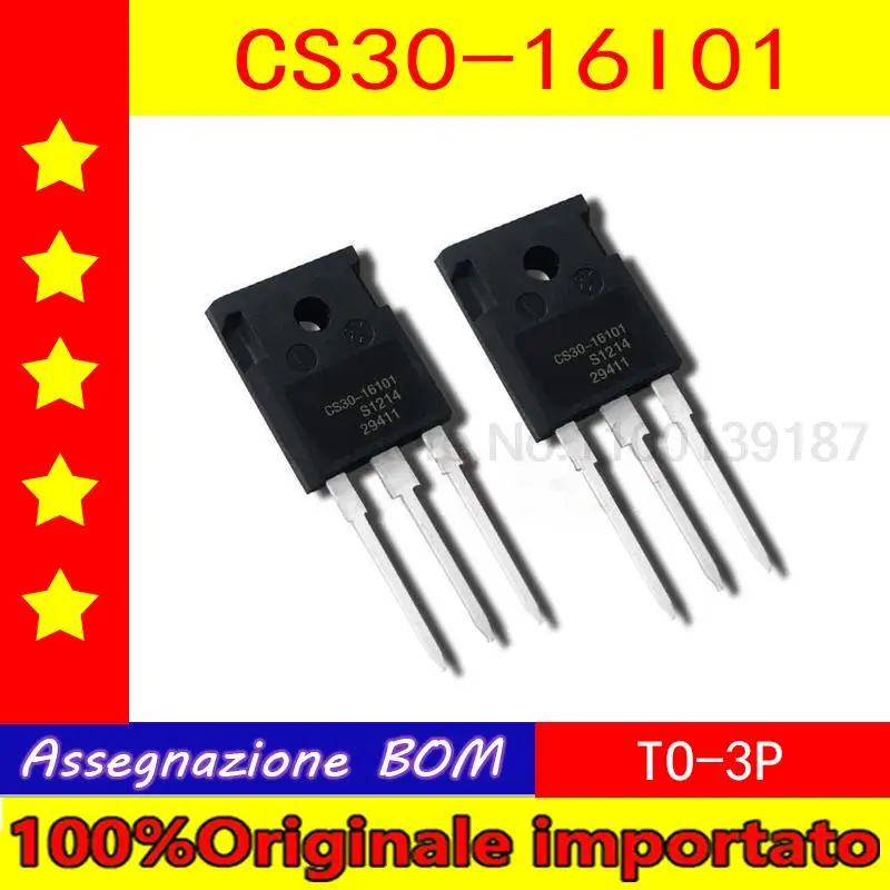 

10pcs/lot CS30-16I01 CS30-161O1 way SCR 48A 1600V TO-3P IC chip