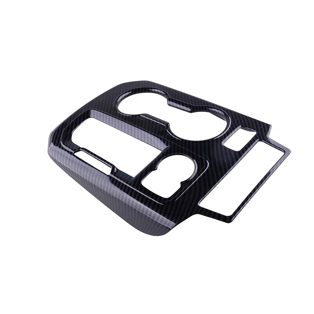 Carbon Fiber Gear Shift Box Panel Cover Trim For Chevrolet Blazer 2019 2020 2021 2022