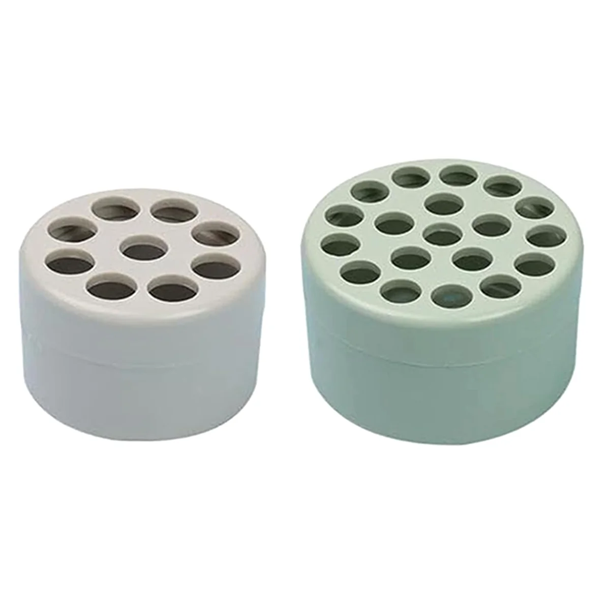 Espiral flor tronco titular, Ikebana titular, vasos de flores, 2pcs