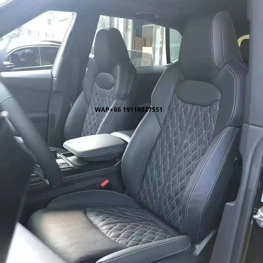 

Full Set Universal Leather Car Seat Covers For L200 ASX Stelvio Ssangyong Korando A6 C8 A5 Sportback