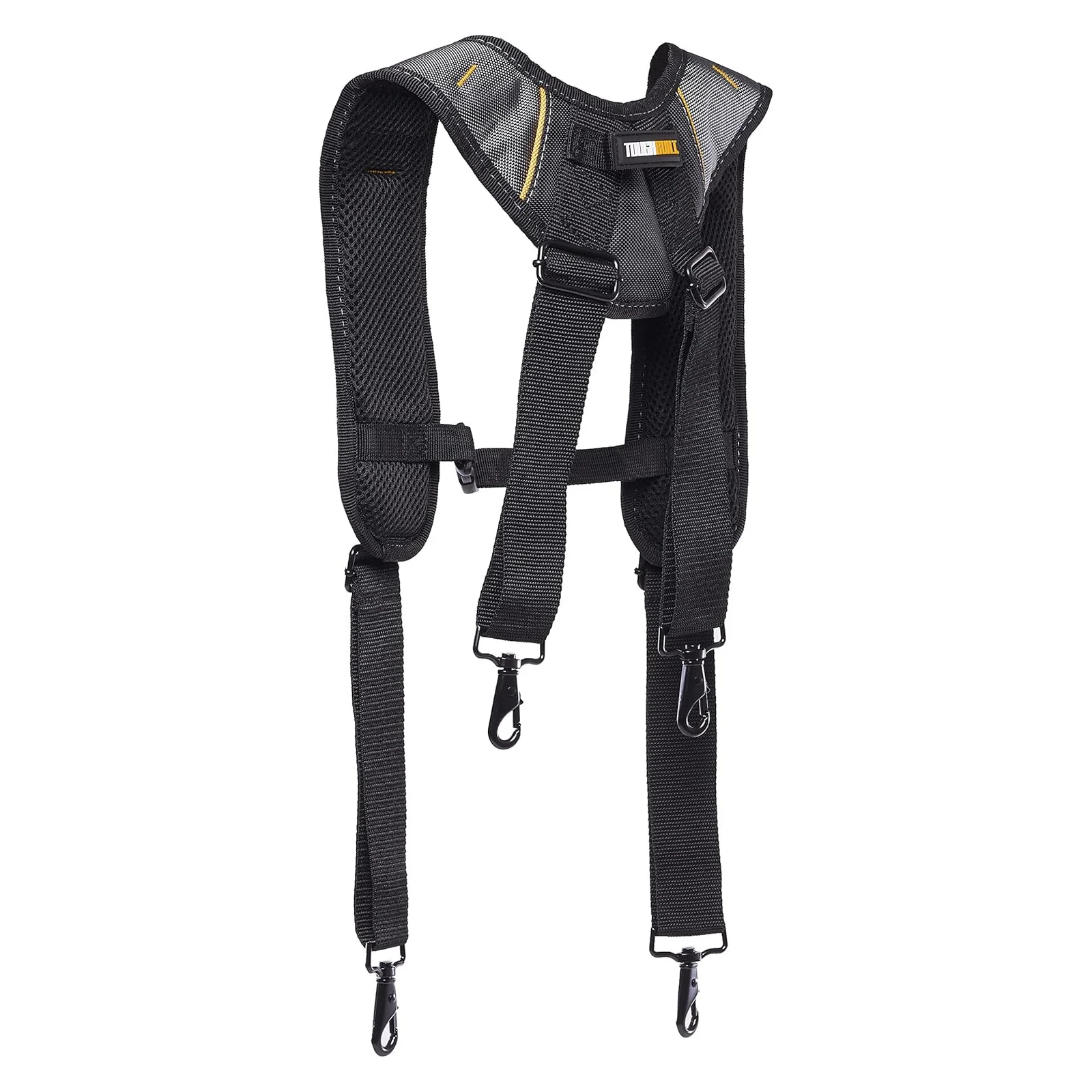 TOUGHBUILT TB-CT-51P Padded Suspenders Universal Construction Shoulder Harness with Four Lumbar Straps Power Tool Accessories