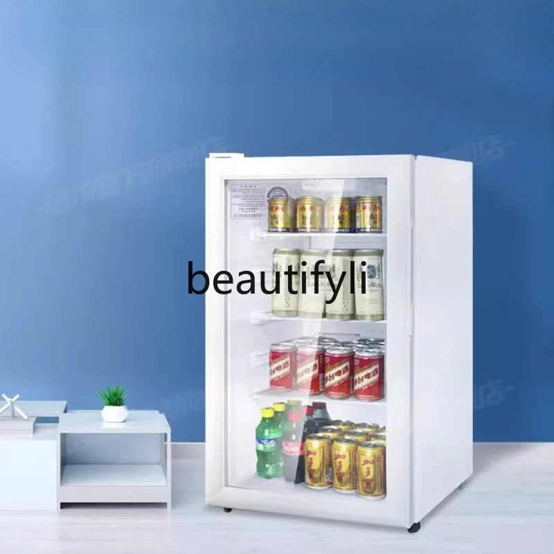 

Home Small Office Refrigerator Vertical Freezer Refrigerated Display Fresh-keeping Sample Storage Cabinet