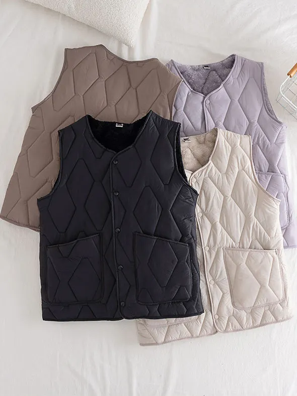 

Женская теплая хлопковая майка Thiened Fce для зимы, свободная, утягивающая, больших размеров, для студентов, облегающее нижнее белье