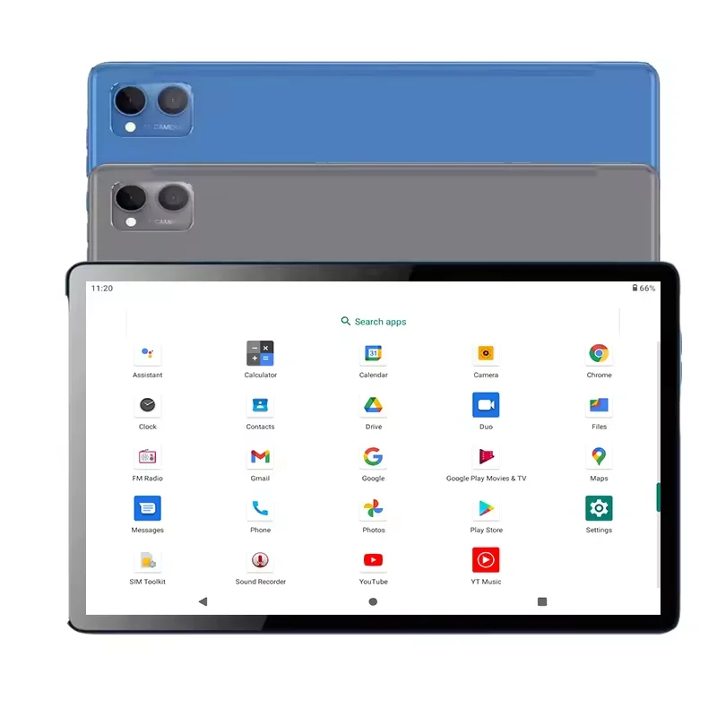 Android 11.0 tablet with MTK6762 octa-core 4G + 5G WiFi + BT 2GB memory capacity for commercial use