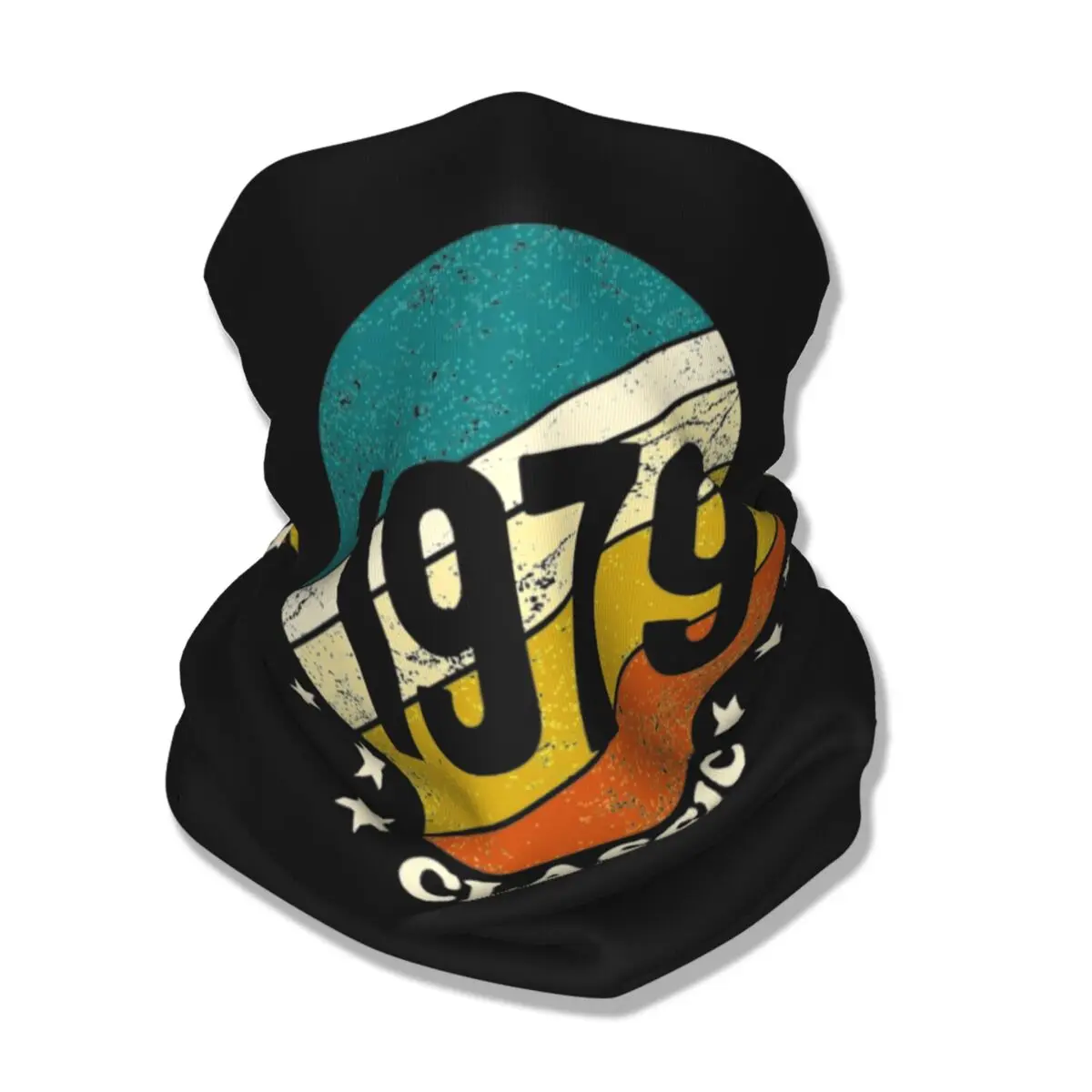 

Classic Vintage 1979 45 Year Old Bandana Neck Cover Printed Mask Scarf Multifunctional Face Mask Hiking Unisex Adult Washable
