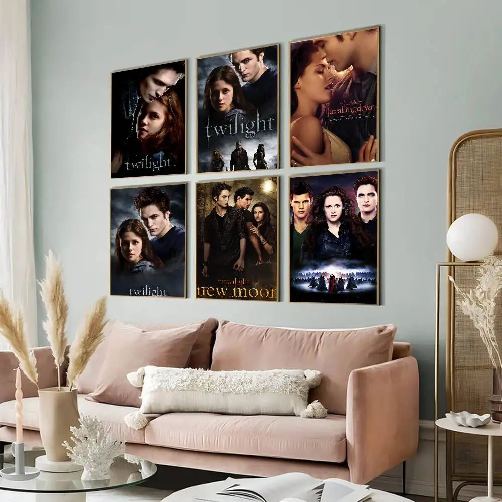 Film Twilight Klassische Vintage-Poster Dekoration Wandkunst Weißes Kraftpapier Kawaii Raumdekoration