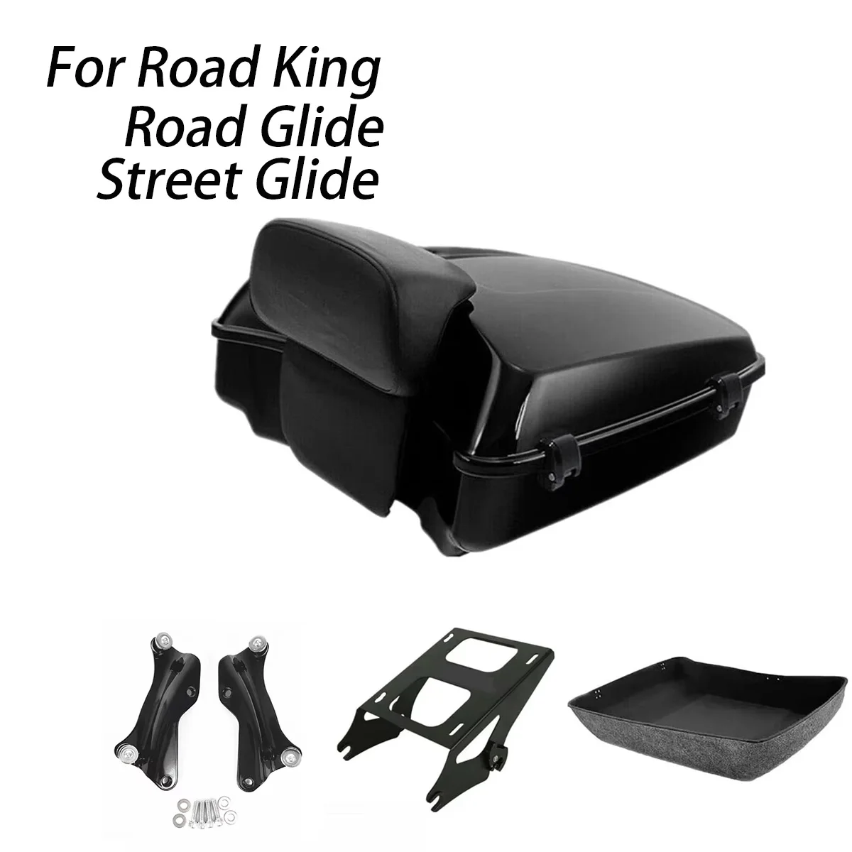 

Chopped 10.7" For Harley Touring CVO Road King Street Glide Road Glide Electra Limited 2009-2023 Tour Pack Trunk Mount Rack