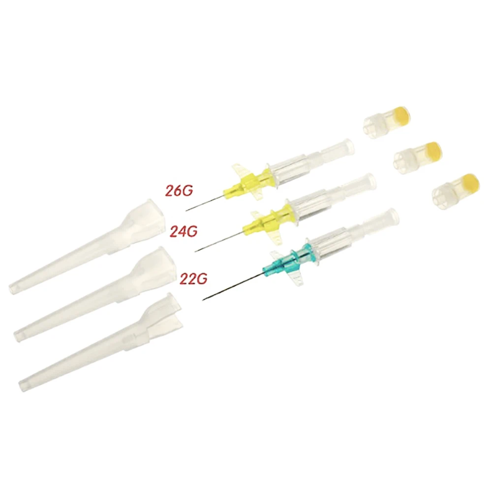 Pet Cat Dog Animals IV Cannulas With Heparin Cap Introcan Winged Sheath Place An Catheter Access Indwelling In Vein Disposable