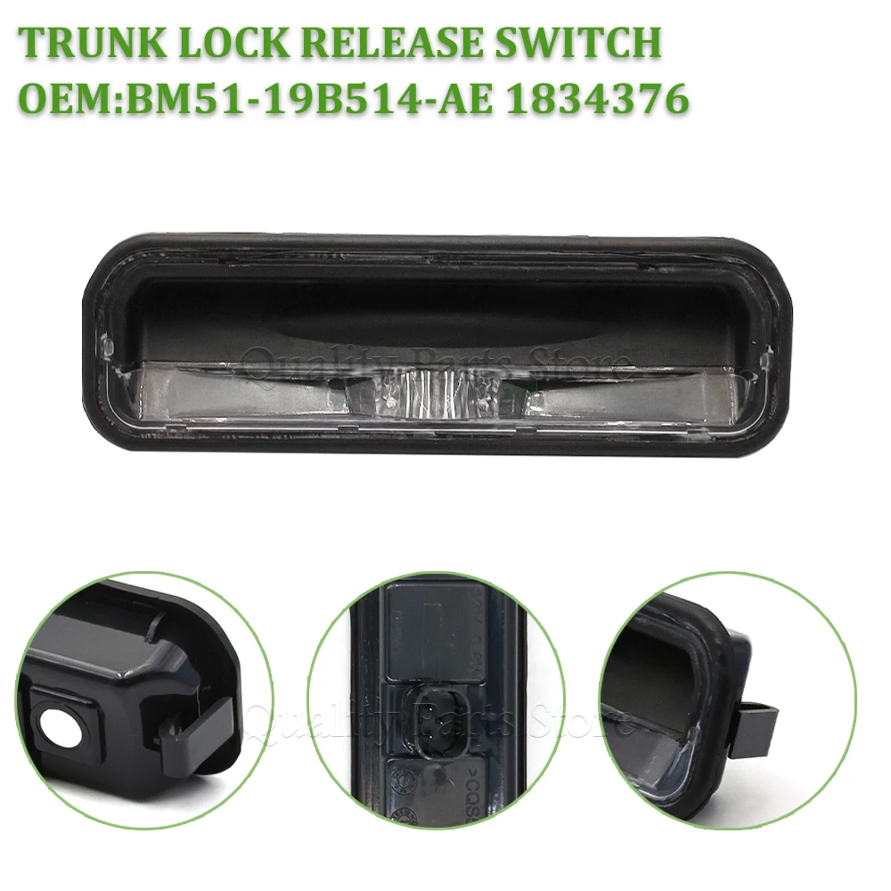 

1 шт., кнопка открывания задней двери для Ford FOCUS MK3 III 2010 2011 2012 2013 2014 BM51-19B514-AE BM51-19B514-AC 1886014