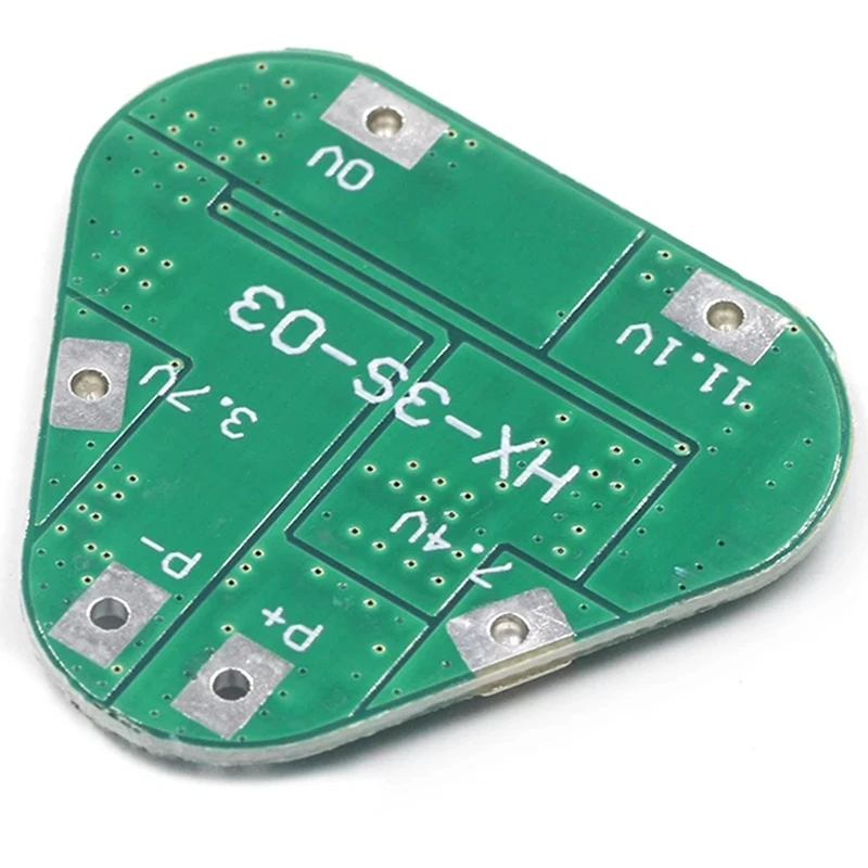 AU47-3S 12V 18650 Lithium Battery Protection Board 11.1V 12.6V Overcharge Over-Discharge Protect 8A 3 Cell Pack Li-Ion BMS