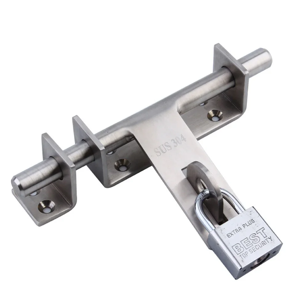 

Bolt Lock Deadbolt Lock 1PCS Durable Long Service Life 170mm Sliding Bolt Latch Thickened Stainless High-Quality