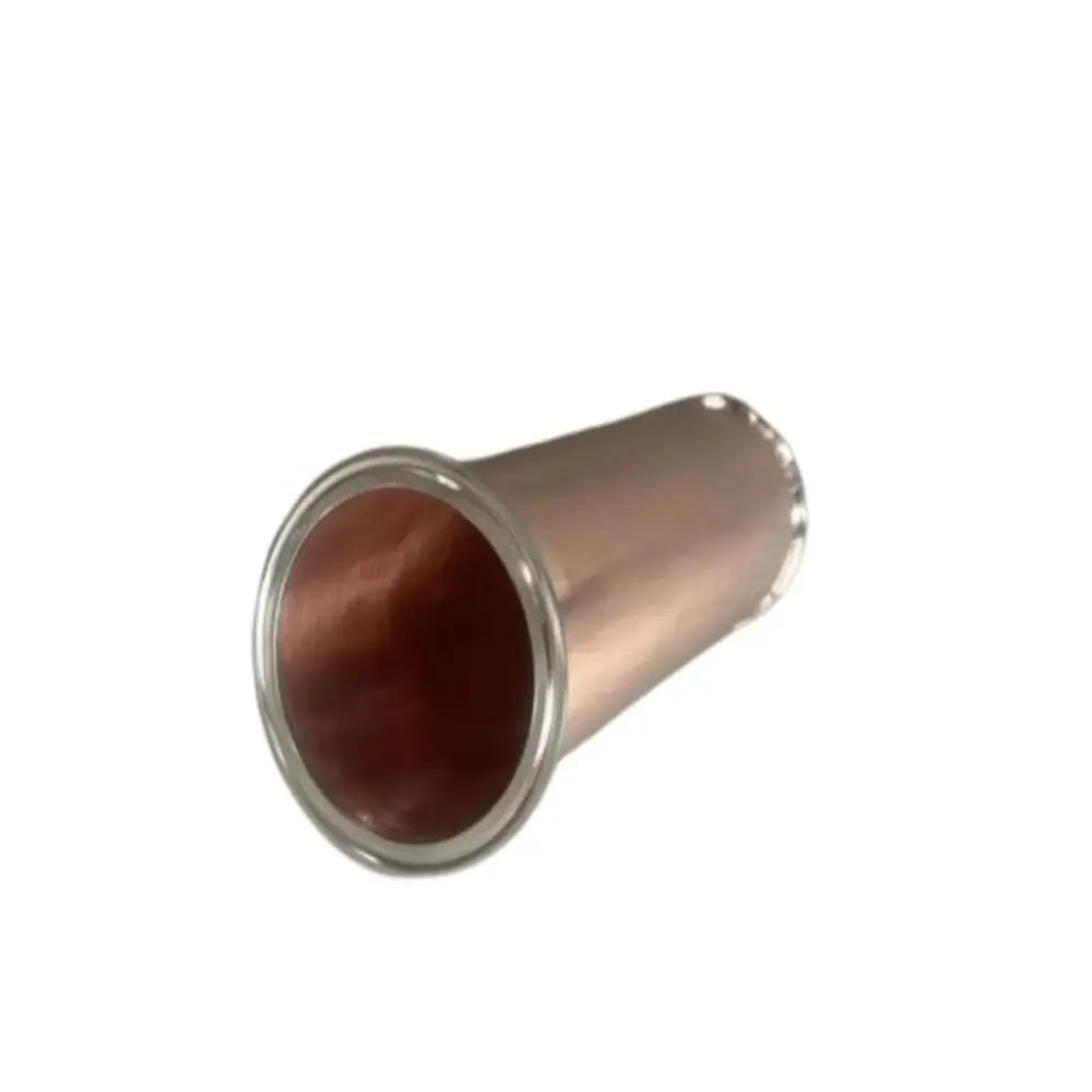 

Clamp 8"(204mm)OD217mm L=300mm Sanitary Straight Copper Pipe With Clamp Ends,Seamless Spool Tube,Thickness 2mm For Distillation