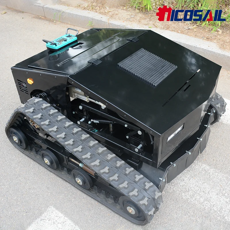 جزازة العشب الآلية عن بعد لقطع العشب الآلي مصنوعة من جزازة العشب ذاتية الدفع سهلة