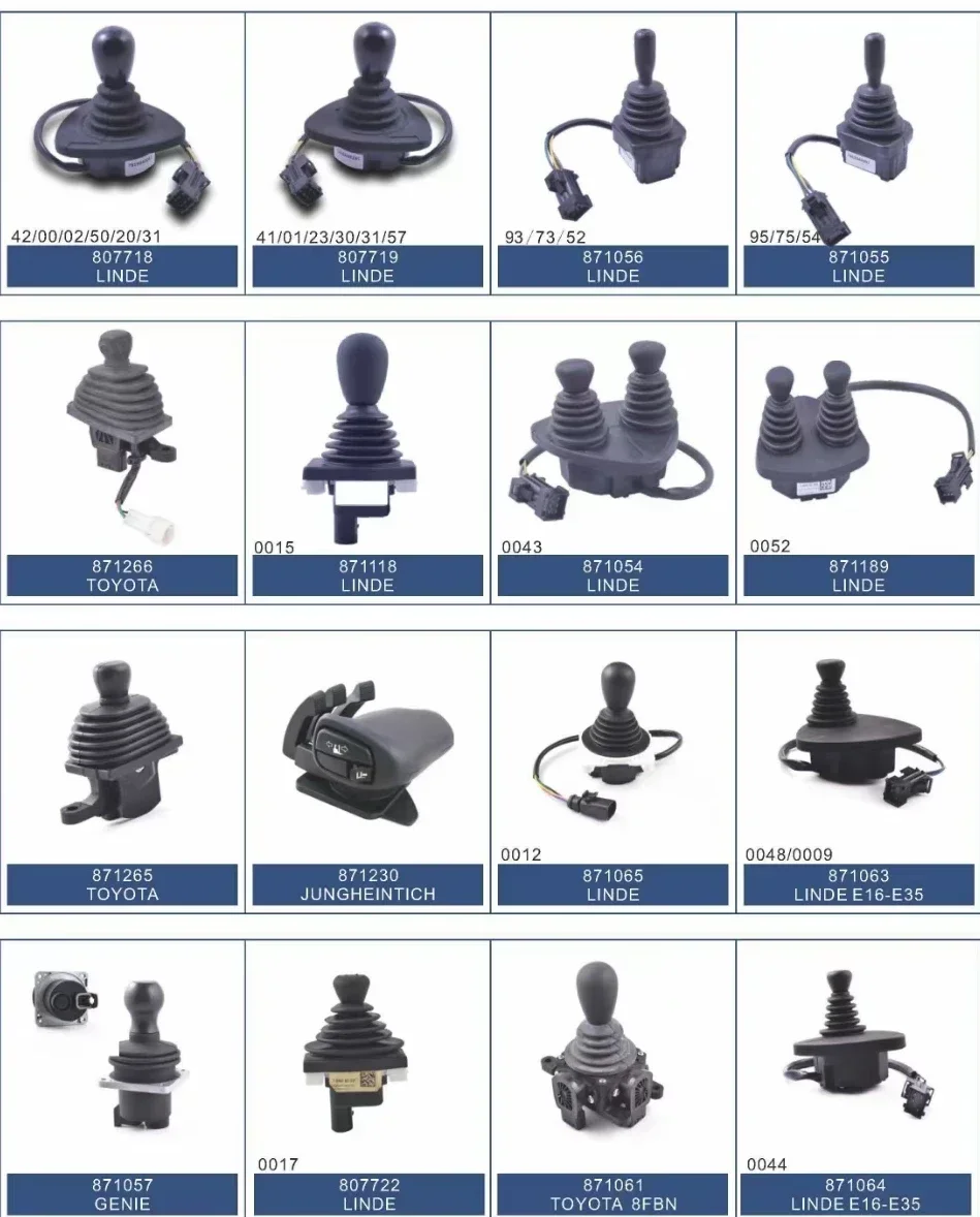 High Quality Forklift spare parts operation handle joystick used for LINDE  E14/E16-335/336 with OEM 7919040041