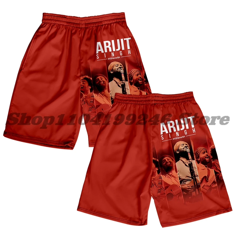 

Arijit Singh Merch пляжные короткие брюки мужские/женские уличные повседневные баскетбольные спортивные брюки стиль4