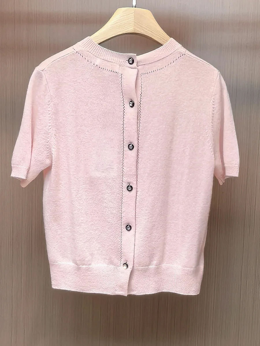 Ele round Ne ort Sve вязаный открытый кардиган женский модный осенний Новое поступление облегающий шерстяной женский топ