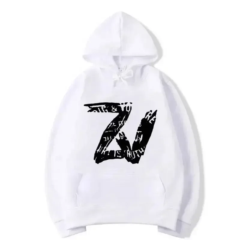 2024 Zadig Pattern Voltaire Printed Hooded Y2k Women Hoodies Sweatshirt Casual Girl Pullover Korean Trend Clothes Tops