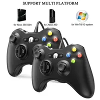 For Xbox 360 /360 slim USB Wired Controller Console Gamepad Joypad For PC Joystick For 360 Console with Dual-Vibration Turbo
