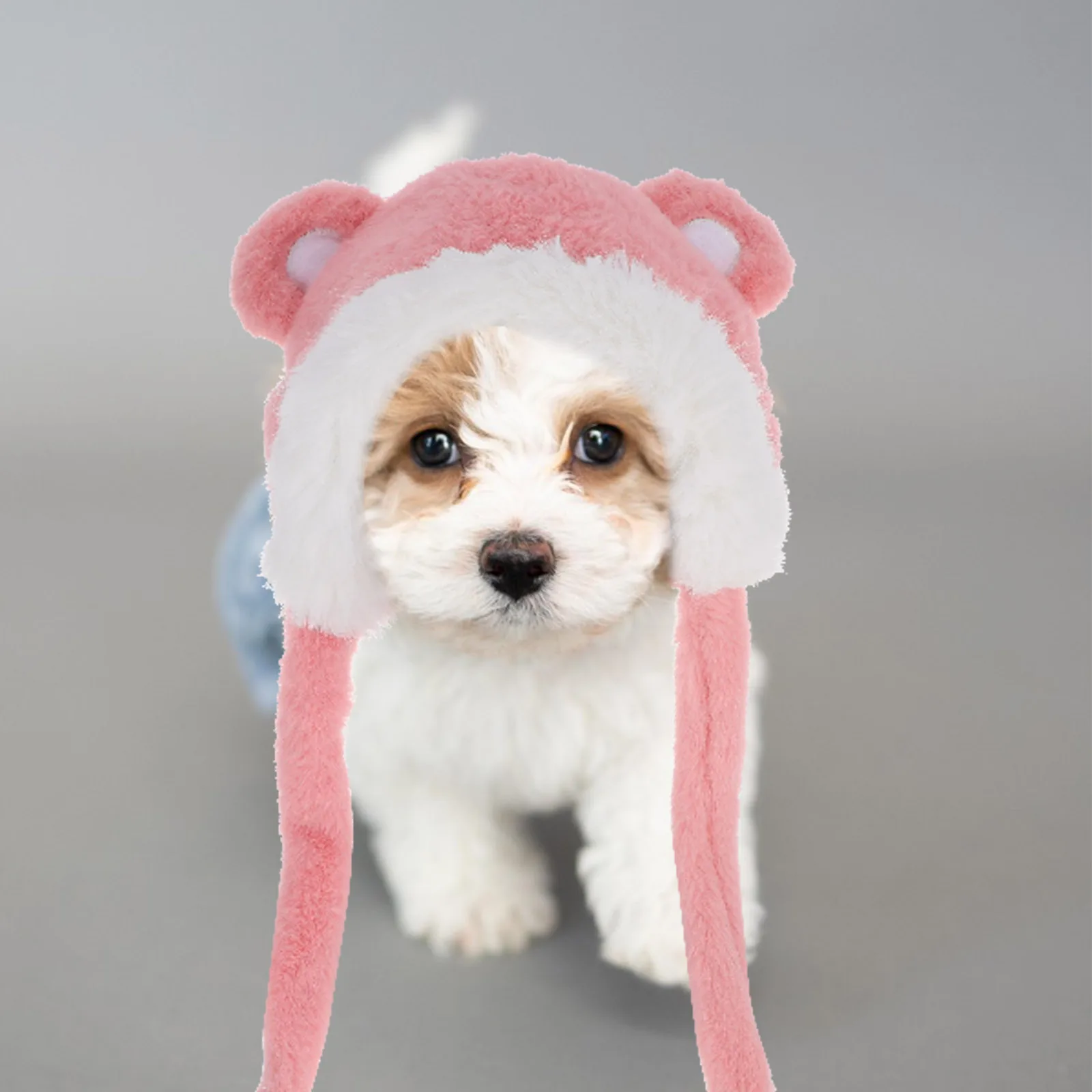 

Dog Winter Hats Warm Scarf Lining Beanie Cozy Lightweight Stylish Pet Puppy Fleece Accessories Dog Vest Winter Hat