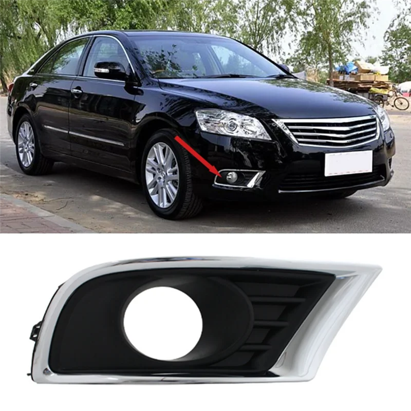 إطار الكسوة شبكة مصابيح الضباب الجبهة مصباح سيارة 52040-06110 52030-06110 لتويوتا كامري 2009-2013 الحق