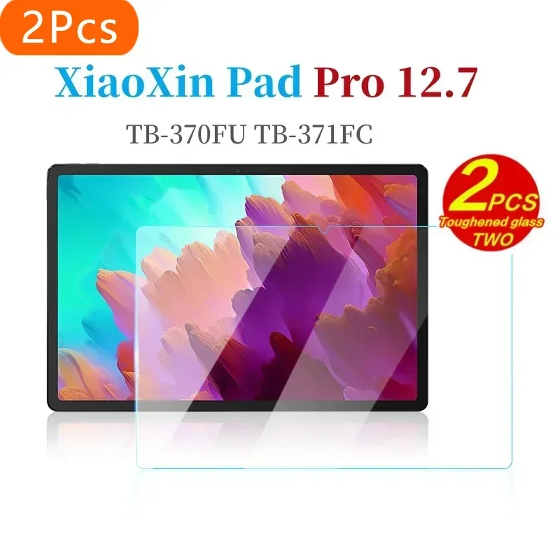 

2 шт. закаленная защитная пленка HD для Lenovo Tab P12 12,7 дюйма 2023, защитная стеклянная пленка для Lenovo Xiaoxin Pad Pro 12 7 12,7 C