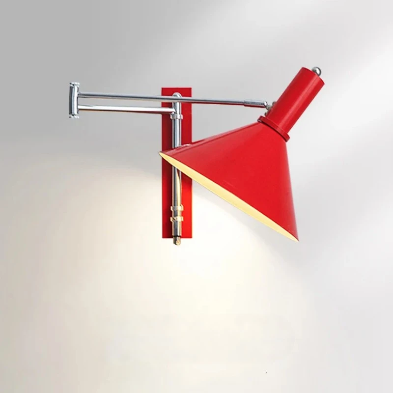 Modern Bauhaus Rocker Wall Lamp Foldable Wall Lamp for Study Room Bedroom Retro Living room Bedside Wall Reading wall light