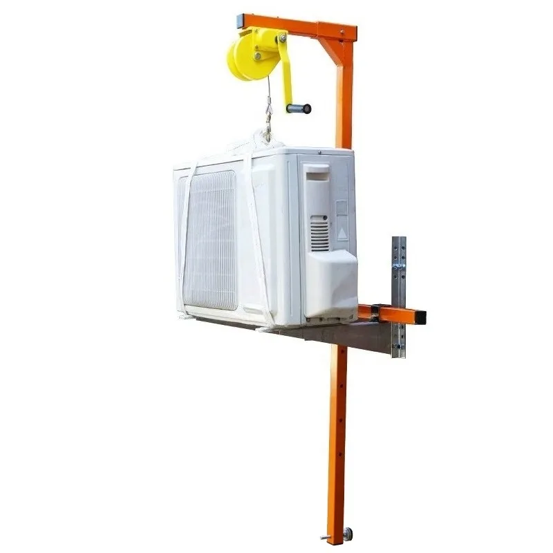Hand Winch Hoist for AC Outdoor Unit Lifting Installation Tool