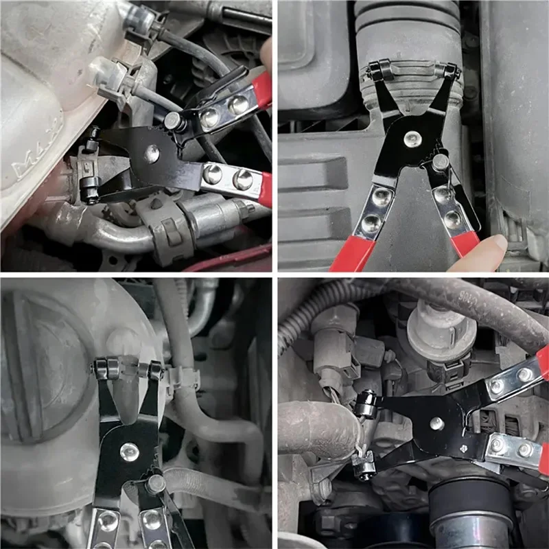 คีมอัตโนมัติเครื่องมือกําจัดสําหรับท่อน้ําท่อแบนแหวนหลอด Clamps ชุดซ่อมรถจักรยานยนต์รถบรรทุกรถพ่วงรถอุปกรณ์เสริม