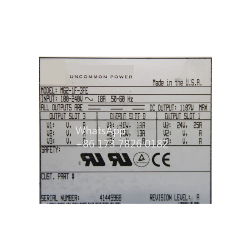 Source d'alimentation MG2-1F-3FE en bon état