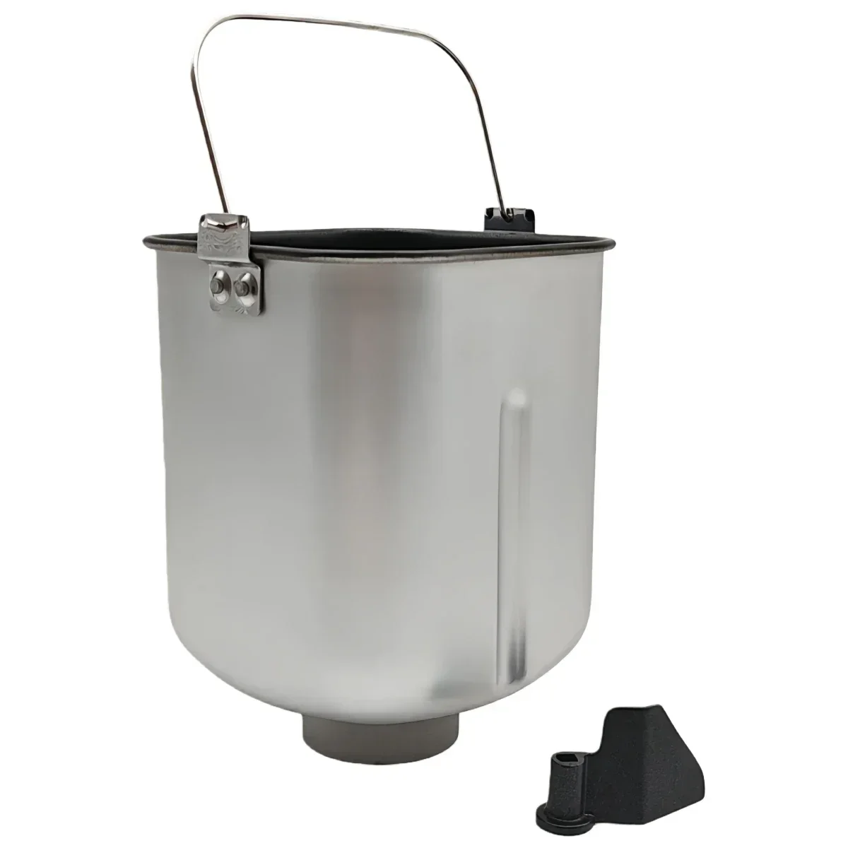 Bread Machine Bucket Non-Stick Bread Pan Aluminium Alloy Replacement With Kneading Paddle For Various Models 14.5x14.5x19.5cm