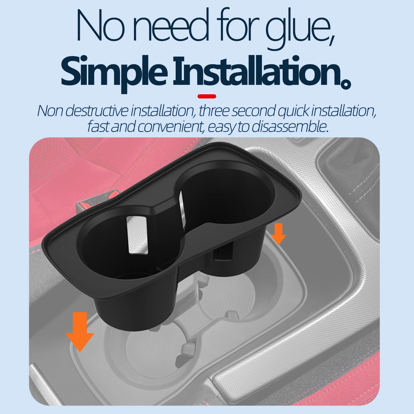Para 2022-2025 honda civic fl5 silicone adesivo copo capa centro de controle anti deslizamento e à prova de vazamento copo esteira interior automotivo