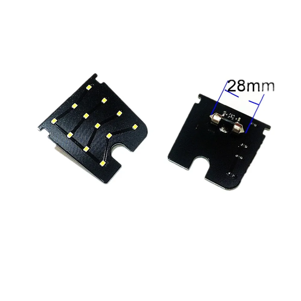 July King Car LED 6000K White Interior Reading Lights Case for Mitsubishi ASX Outlander Sport, 2835 SMD 48 LEDs, 4 pcs