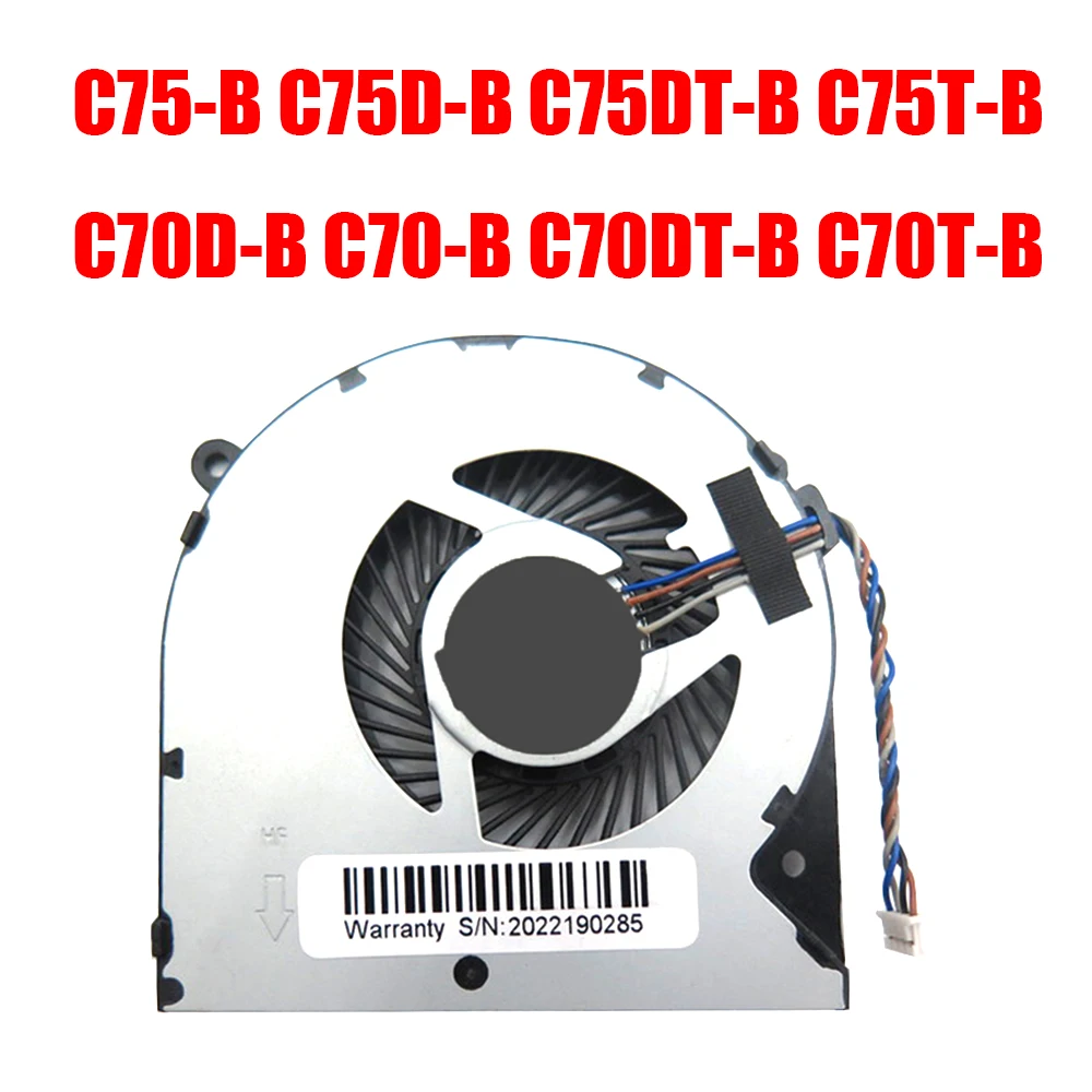 

Laptop CPU Fan For Toshiba For Satellite C70D-B C70-B C70DT-B C70T-B C75-B C75D-B C75DT-B C75T-B DC5V