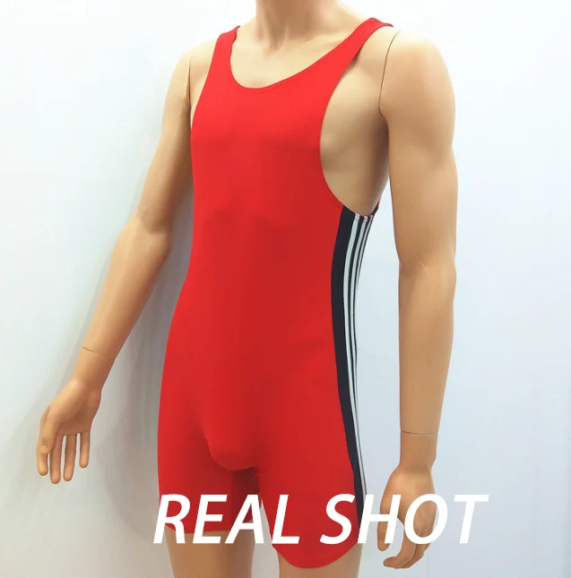 Youth and Adult Swimwear Marathon Running Wear Light Weight Iron Suit Wrestling Singlets WWE Gym Breathable Sport Skinsuit USA