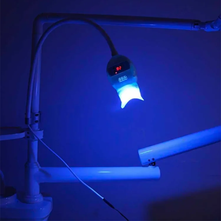 GreatLife-máquina de blanqueamiento Dental, lámpara de luz fría Dental de 8LED con gafas dobles y pantalla LED, luz blanqueadora