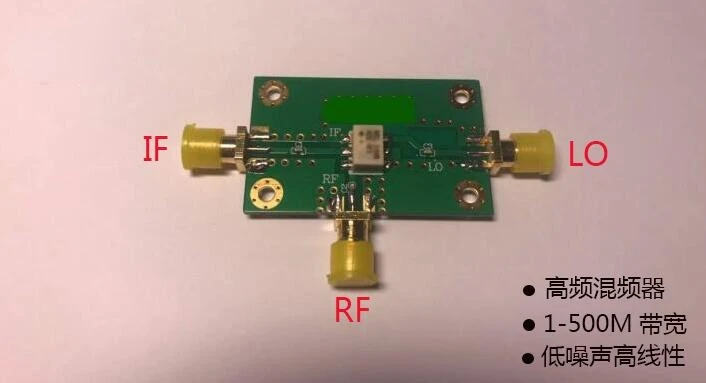 

RF Double-balanced Mixer 1-500M FM AM Wave Mixing Microwave Up-down Conversion Module